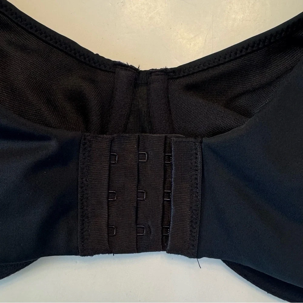 Avenue Body Perfect Back Smoother Bra Black 44D Black Underwire New NWT Everyday
